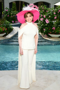 Hallie Vanderhider at the Hats, Hearts & Horseshoes Kentucky Derby Affair benefiting Bo’s Place. (Photo by Daniel Ortiz)