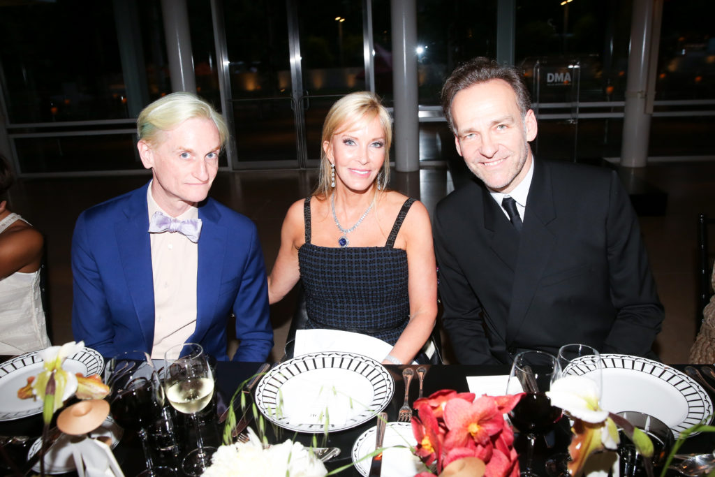 Hamish Bowles, Nancy C. Rogers, Renaud de Lesquen  (Photo by Marc Patrick/BFA)