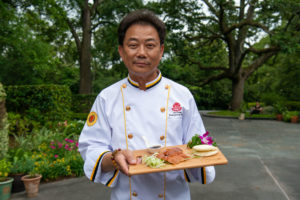 Chef Hoi Fung of Fung’s Kitchen at the Recipe for Success Delicious Alchemy dinner. (Photo by Michelle Watson CatchLightgroup.com)