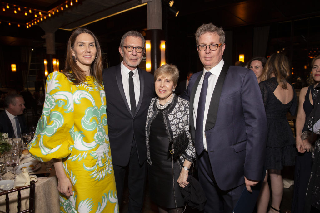 Honoree Fairfax Dorn, Arne & Milly Glimcher, honoree Marc Glimcher at Illumination: The Rothko Chapel Gala.  (Photo by Jenny Antill Clifton)