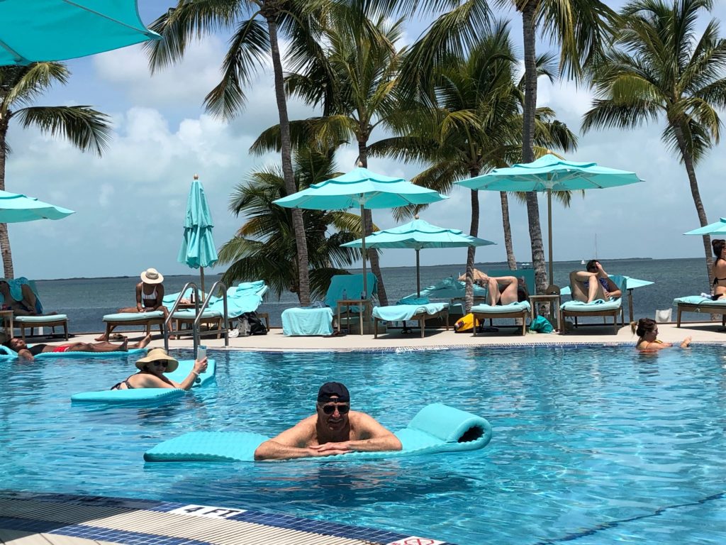 The main swimming pool is the place to see and be seen. (Photo by Shelby Hodge)