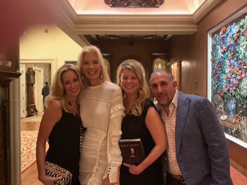 Gretchen Wright, Tama Lundquist, Rachel Rowe, Dr. Mark Khorsandi at Dave Ward's invitation-only book signing. (Courtesy photo)