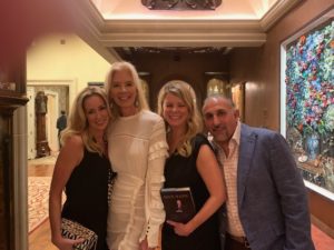 Gretchen Wright, Tama Lundquist, Rachel Rowe, Dr. Mark Khorsandi at Dave Ward’s invitation-only book signing.