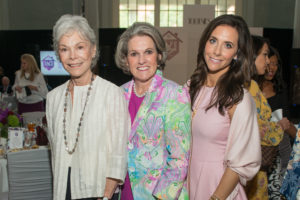 Janice McNair, Twila Carter, Hannah McNair at the Astros Foundation Safe at Home luncheon. (Photo by Jacob Power)