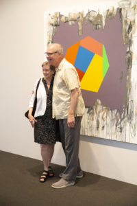 Victoria Harrison & Jay Wehnert at Glasstire Party for Rainey Knudson at Texas Gallery. (Photo by Jenny Antill Clifton)