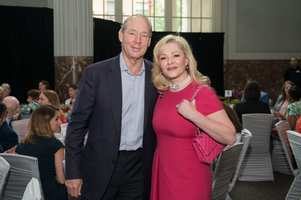 Jim & Whitney Crane at the Astros Foundation Safe at Home luncheon. (Photo by Jacob Power)