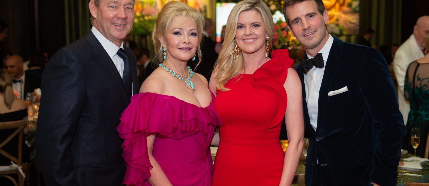 Jim & Whitney Crane, Ashlee & Benton Love at the Houston Symphony Ball. (Photo by Wilson Parish)