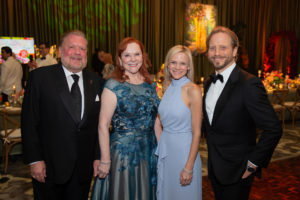 John & Lindy Rydman, Lisa Rydman, Eric Lindsay at the Houston Symphony Ball. (Photo by Wilson Parish)