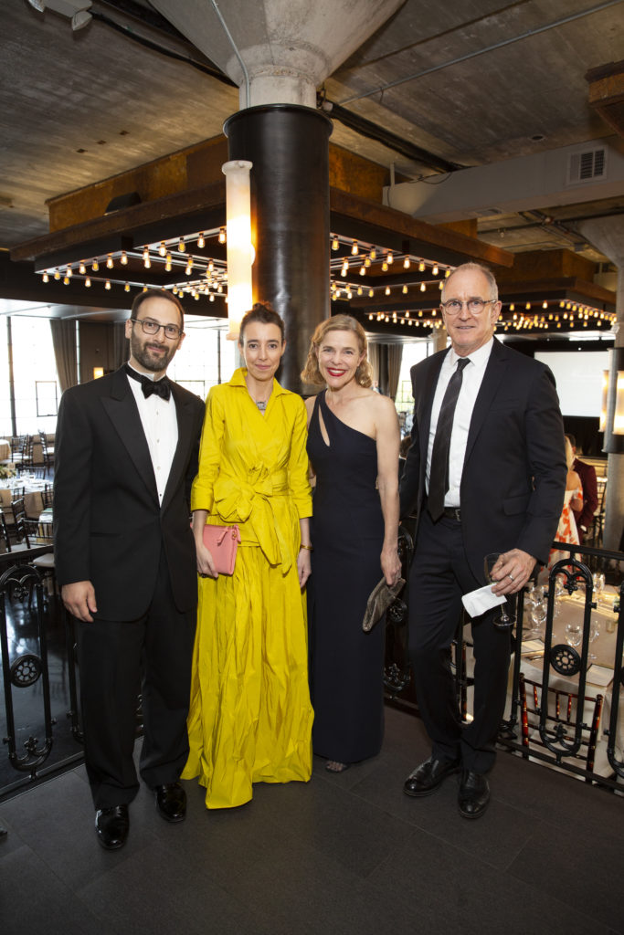 Jonathan Halket, Maria Nicanor, Alison Weaver, Sam Lasseter at Illumination: The Rothko Chapel Gala. (Photo by Jenny Antill Clifton)