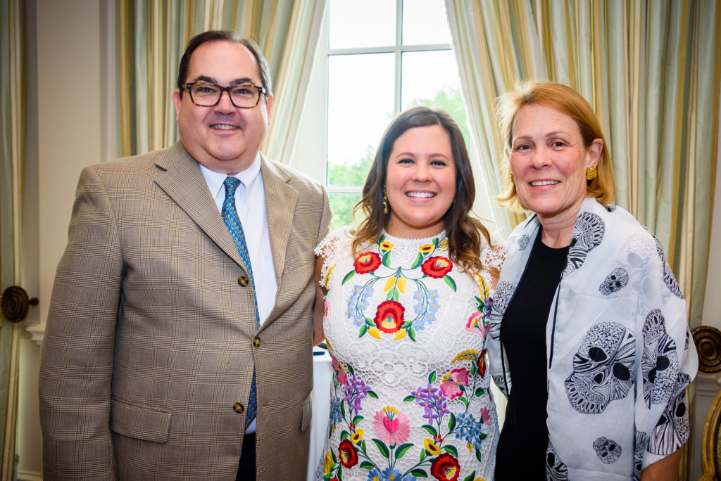 Joseph Cooper, Nina Masterson, Estelle Lozmak at the Pearls of Wisdom evening benefiting Vita Living.