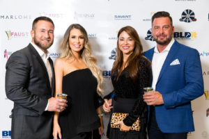 Joshua &  Trisha Weisman, Sylvia Aldrete, Shannon Ready at Construction Concepts BLDiT charity event benefiting Camp for All. (Photo by Hung Truong)