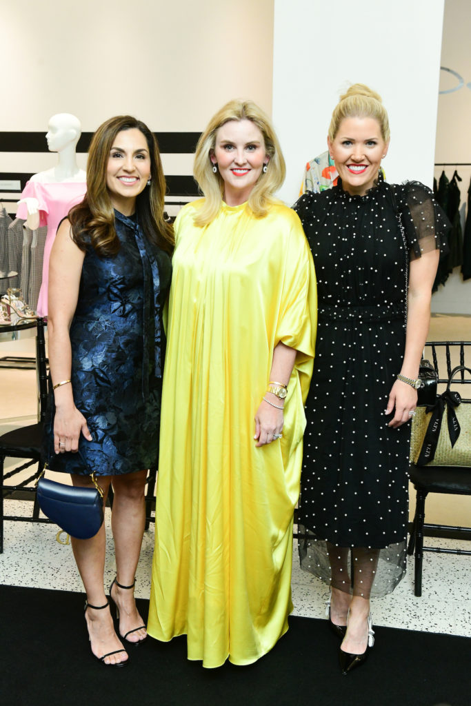 Julie Chen, Jennifer Allison and Amanda Boffone at the Andrew Gn fashion presentation and dinner at Tootsies. (Photo by Daniel Ortiz)