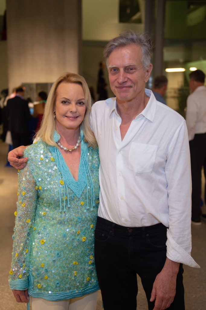 Karen Bradshaw, Joe Havel at the Glassell School of Art benefit. (Photo by Wilson Parish)