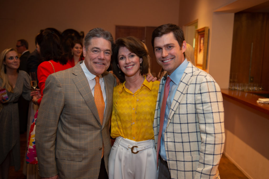Ken & Molly Delery, Dean Delery at the Rienzi Spring Party.  (Photo by Wilson Parish)