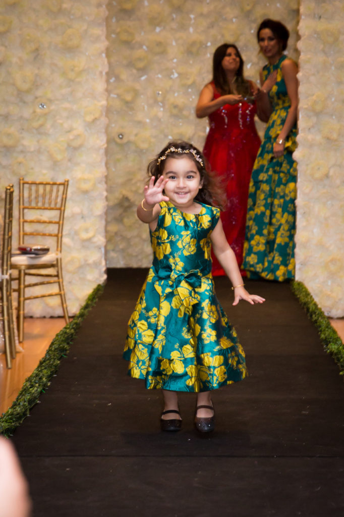 Little Rania Khan steals the show at the LCA Houston International Mother's Day Soirée. (Photo by Sonya Abid)