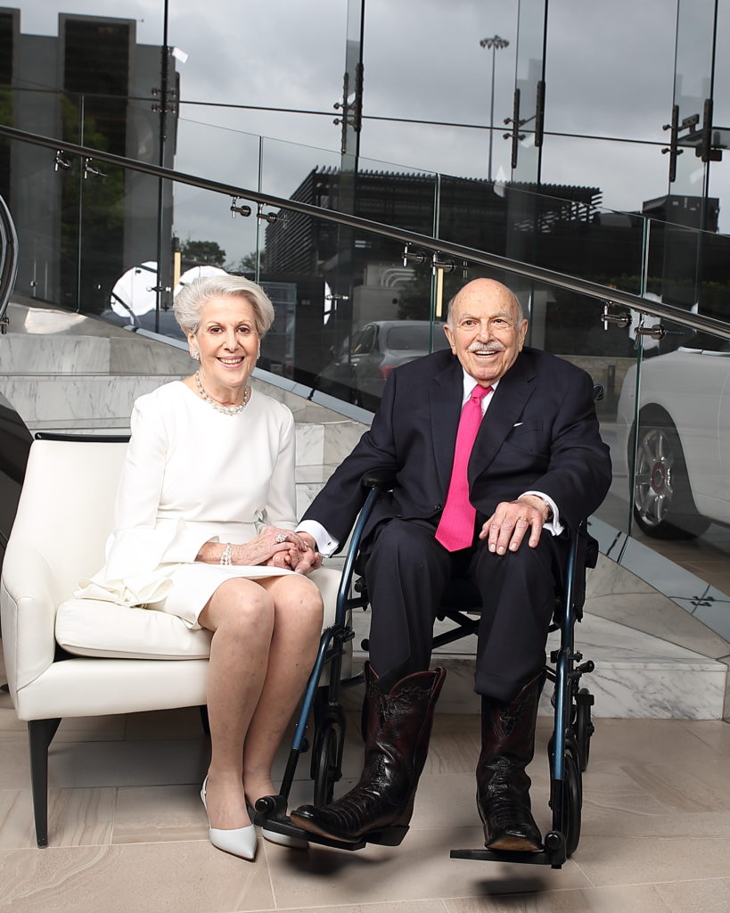 Lorraine & Ed Wulfe at the Interfaith Ministries of Greater Houston Tapestry Gala. (Photo by Quy Tran)