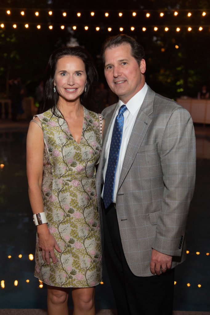 Lara & Parker Fauntleroy at the Rienzi Spring Party. (Photo by Wilson Parish)