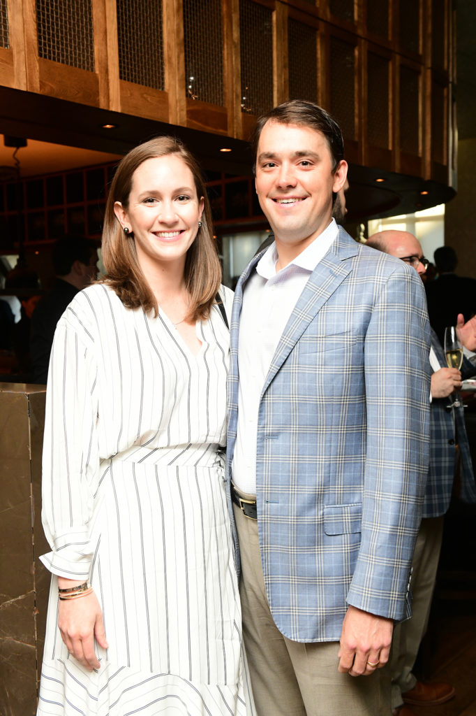 Lilly & Harrison Cullen at Houston Ballet's Raising the Barre fundraiser at Artisans Restaurant. (Photo by Daniel Ortiz)