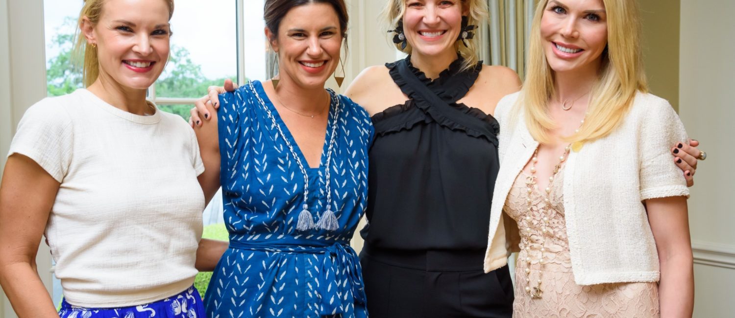 Margot Hogan Katie Wynn Jill Case Lindsay Love at the Pearls of Wisdom evening benefiting Vita Living.