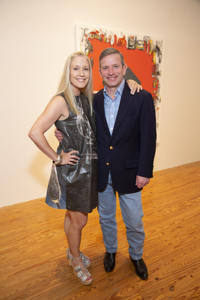 Marita & J.B. Fairbanks at Glasstire Party for Rainey Knudson at Texas Gallery. (Photo by Jenny Antill Clifton)