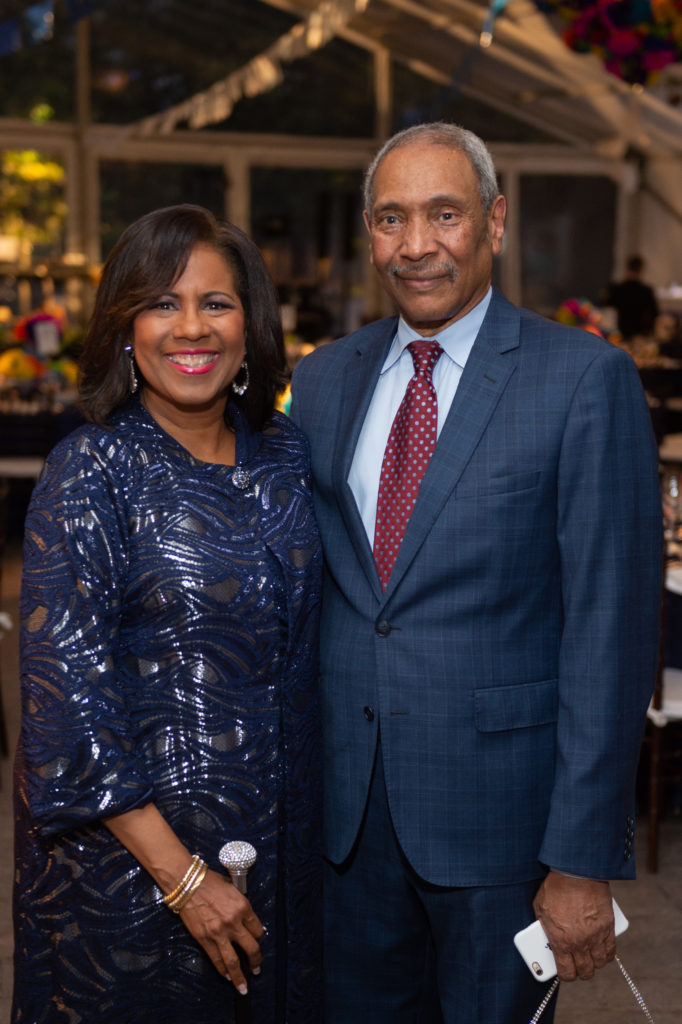 Melanie Lawson, John Guess Jr. at the Glassell School of Art benefit. (Photo by Wilson Parish)