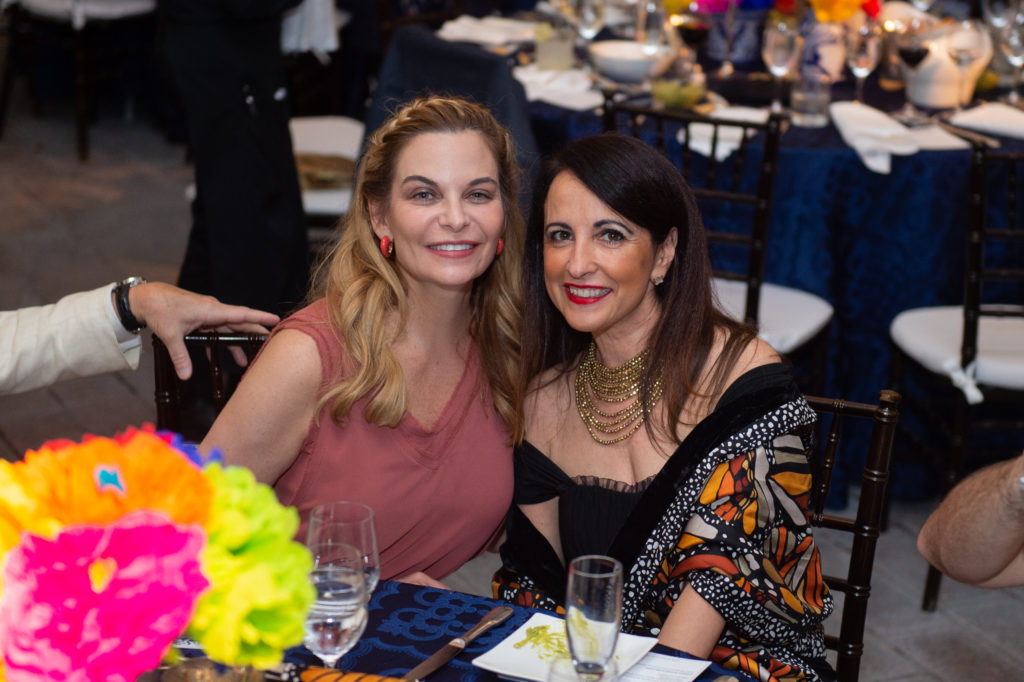 Micheline Newall, Silvia Salle at the Glassell School of Art benefit. (Photo by Wilson Parish)