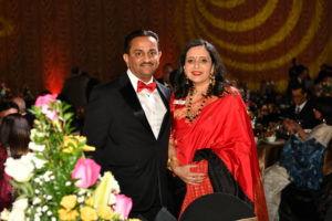 Pankaj & Asha Dhume at the Pratham Houston gala. (Photo by Bijay Dixit/Unique Photo Images)