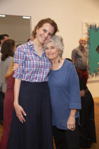 Rainey Knudson, Betty Moody at Glasstire Party for Rainey Knudson at Texas Gallery. (Photo by Jenny Antill Clifton)