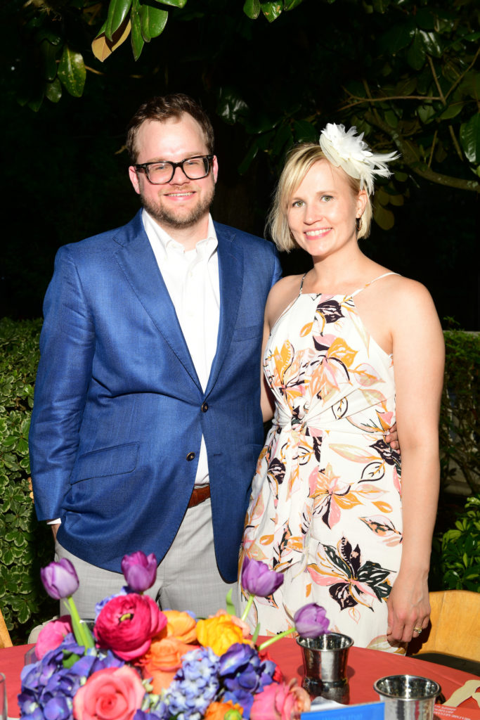 Ryan & Sandra Staine at the Hats, Hearts & Horseshoes Kentucky Derby Affair at the Fertitta home benefiting Bo's Place. (Photo by Daniel Ortiz)