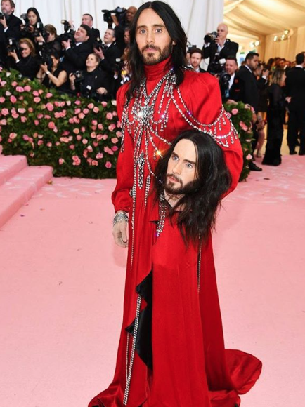 Jared Leto brought a mini-me.  