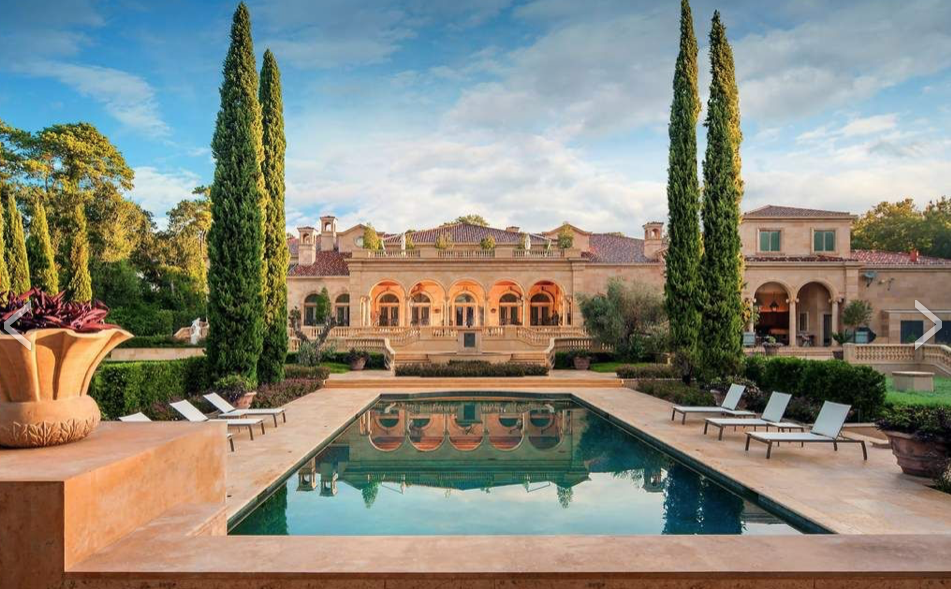 With splashes of soldierly Italian cypress and olive groves surrounding, this pool is right out of a Franco Zeffirelli fantasy. Listed with Martha Turner Sotheby's International Realty.