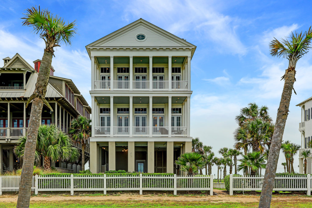 Built in 2008, the 4,500 sq.ft. home in Beachtown overlooks a sandy beach and gulf waters (Photo by TK Images)