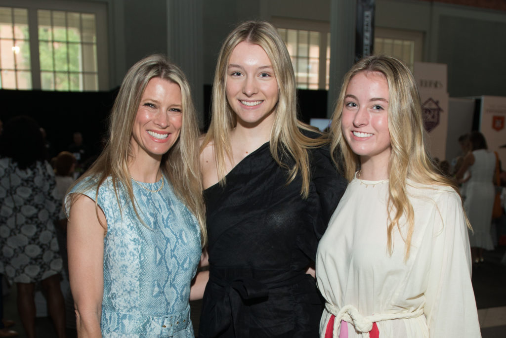 Stacey Crenshaw, Vaille Crenshaw, Claire Crenshaw at the Astros Foundation Safe at Home luncheon. (Photo by Jacob Power)