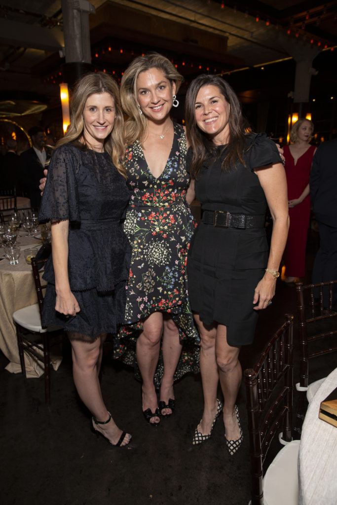 Kate Dorn, Lisa Oren, Pam Cameron at Illumination: The Rothko Chapel Gala. (Photo by Jenny Antill Clifton)