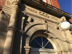 Corsicana’s 1898 Odd Fellows Lodge is now an important international artists-and-writers residency, welcoming talents such as Houston-based Bradley Kerl. (Photo courtesy 100 West)