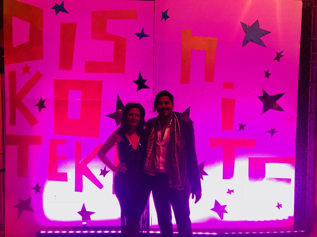 Jana Cothren, Jorge Villarreal at Artpace's The Happening: Diskoteka Nite.