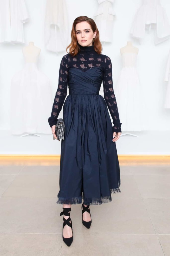 Zoey Deutch was drawn to Dior in Dallas.  (Photo by Marc Patrick/BFA)