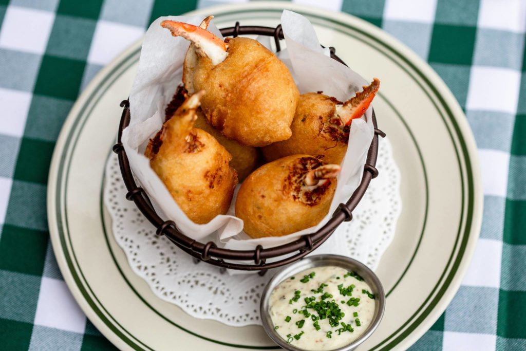 Crab beignets are amazing. 