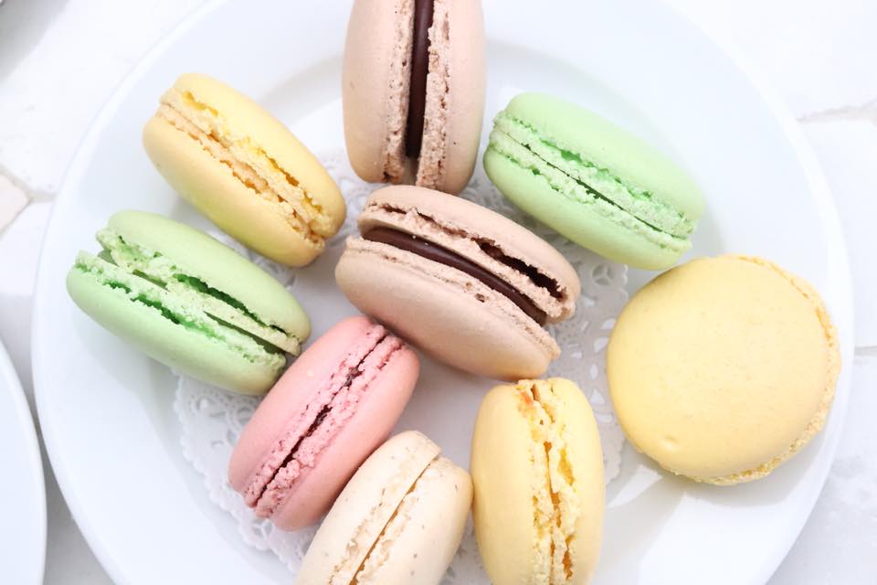 La Table's macarons are authentic to the French countryside. 