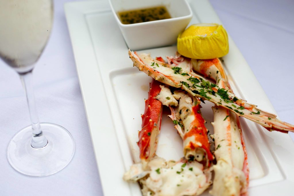 Beyonce and Jay-Z couldn't resist the crab. 