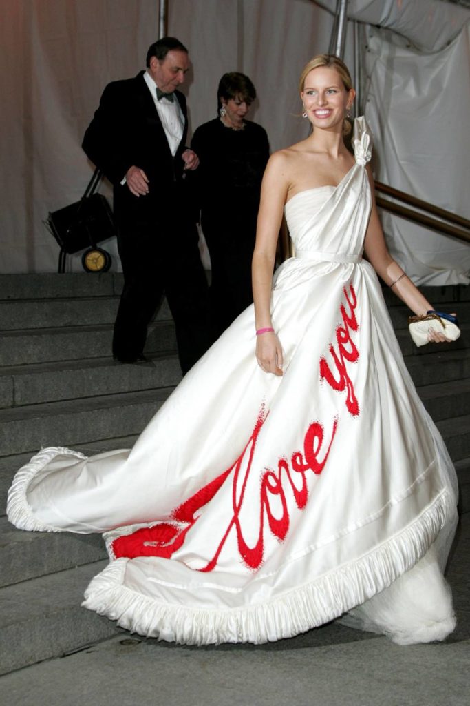 Some fashion has a time and a place — in this case, 2005 at the Met Gala. 