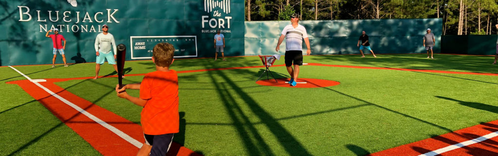 The Fort is the ultimate playground at Bluejack National. There are few places like it in the United States.