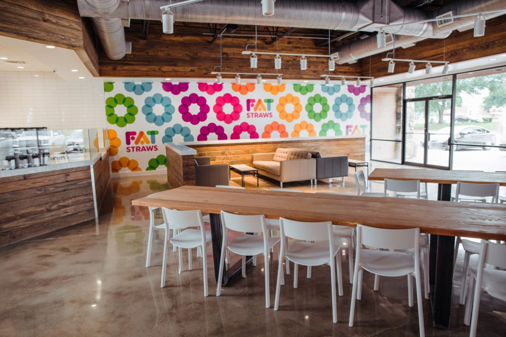 The new Fat Straws location in Richardson will have a kitchen to make Mochi donuts. (Photo by Kathy Tran)