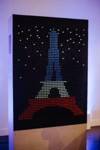 A vodka-infused Eiffel Tower from Liquid Lights at the Mercury gala at The Revaire. (Photo by Scott Villalobos, CatchLightGroup.com)