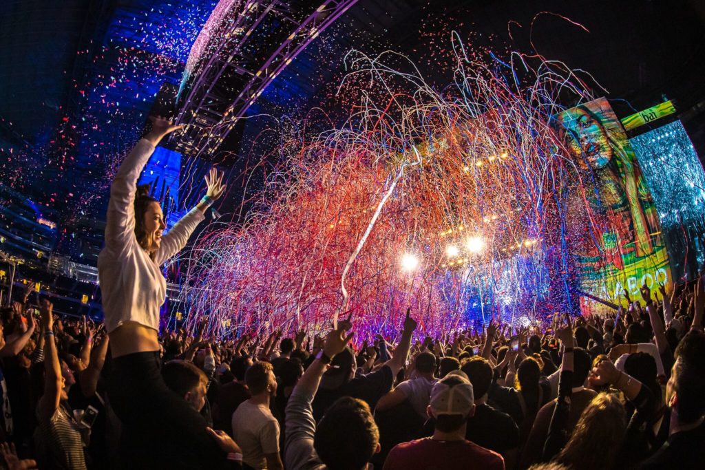 The confetti was fun. 