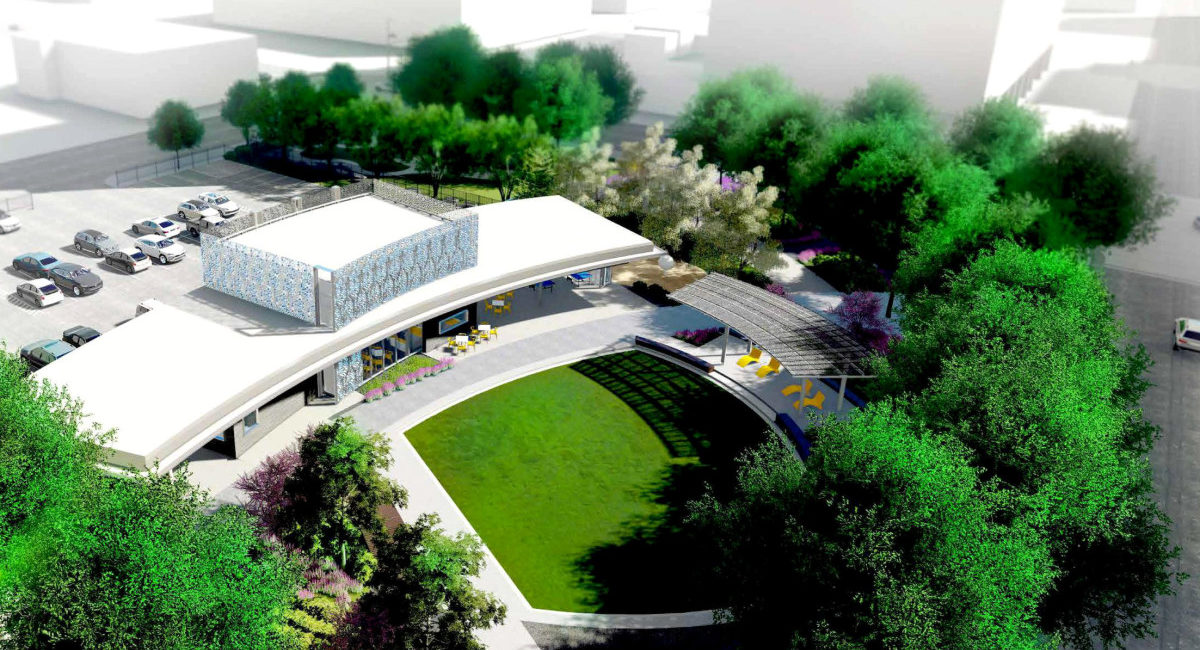 southern downtown park (Photo by Downtown Redevelopment Authority)
