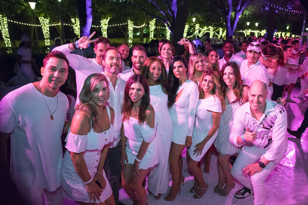 Dressing in white is a must for Dallas' Havana Nights.