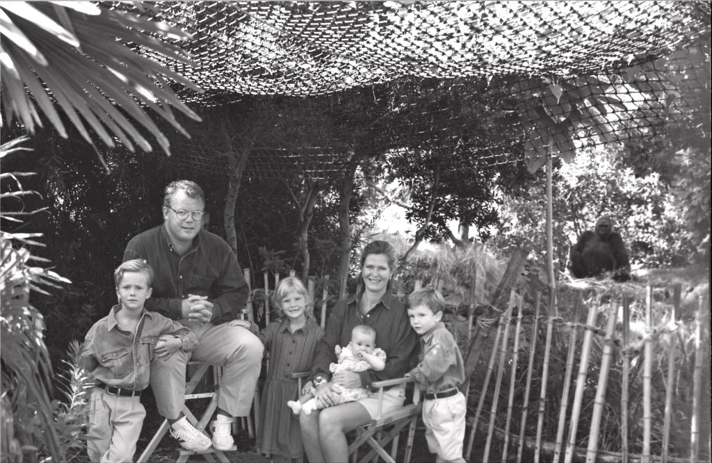 Christy Berry and her brood (sans Hampden) from the early 1990s.