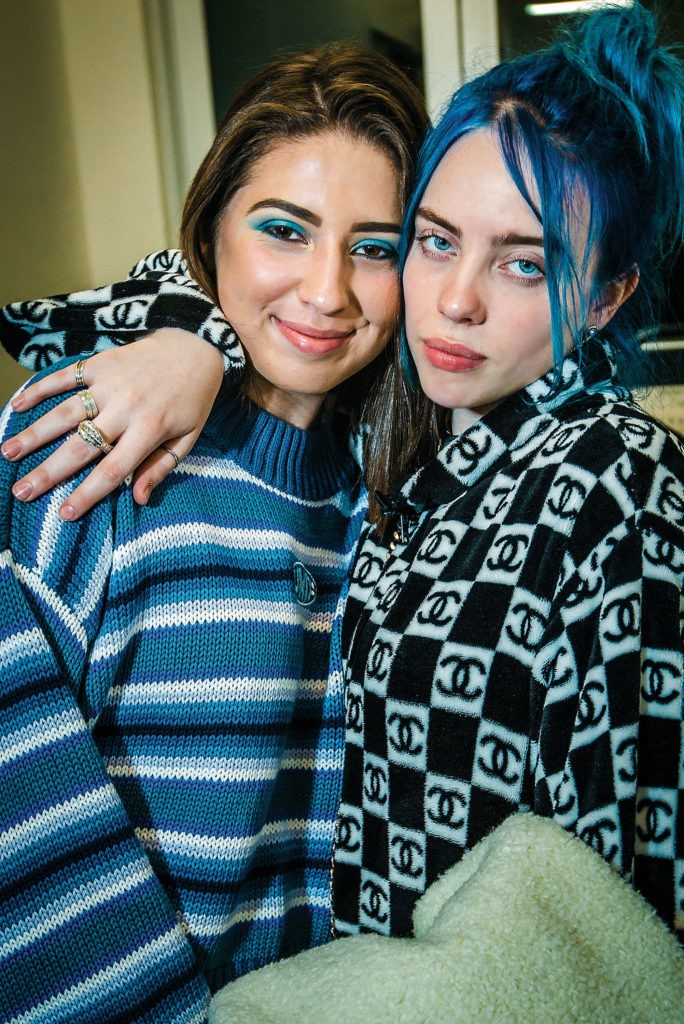 Billie Eilish at the Shelter Serra opening.