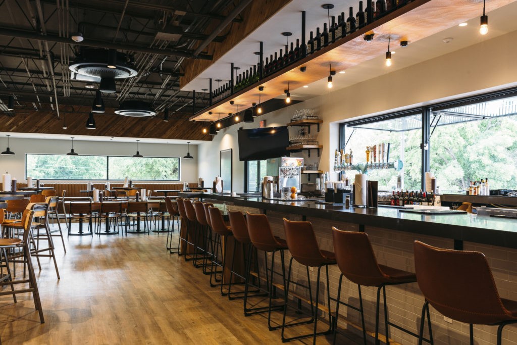 The bar at the second location of Heim. Photo by Robert Strickland